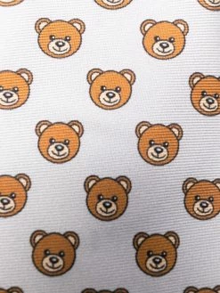 Moschino monogram-print silk tie