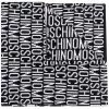 Moschino intarsia-knit logo wool scarf