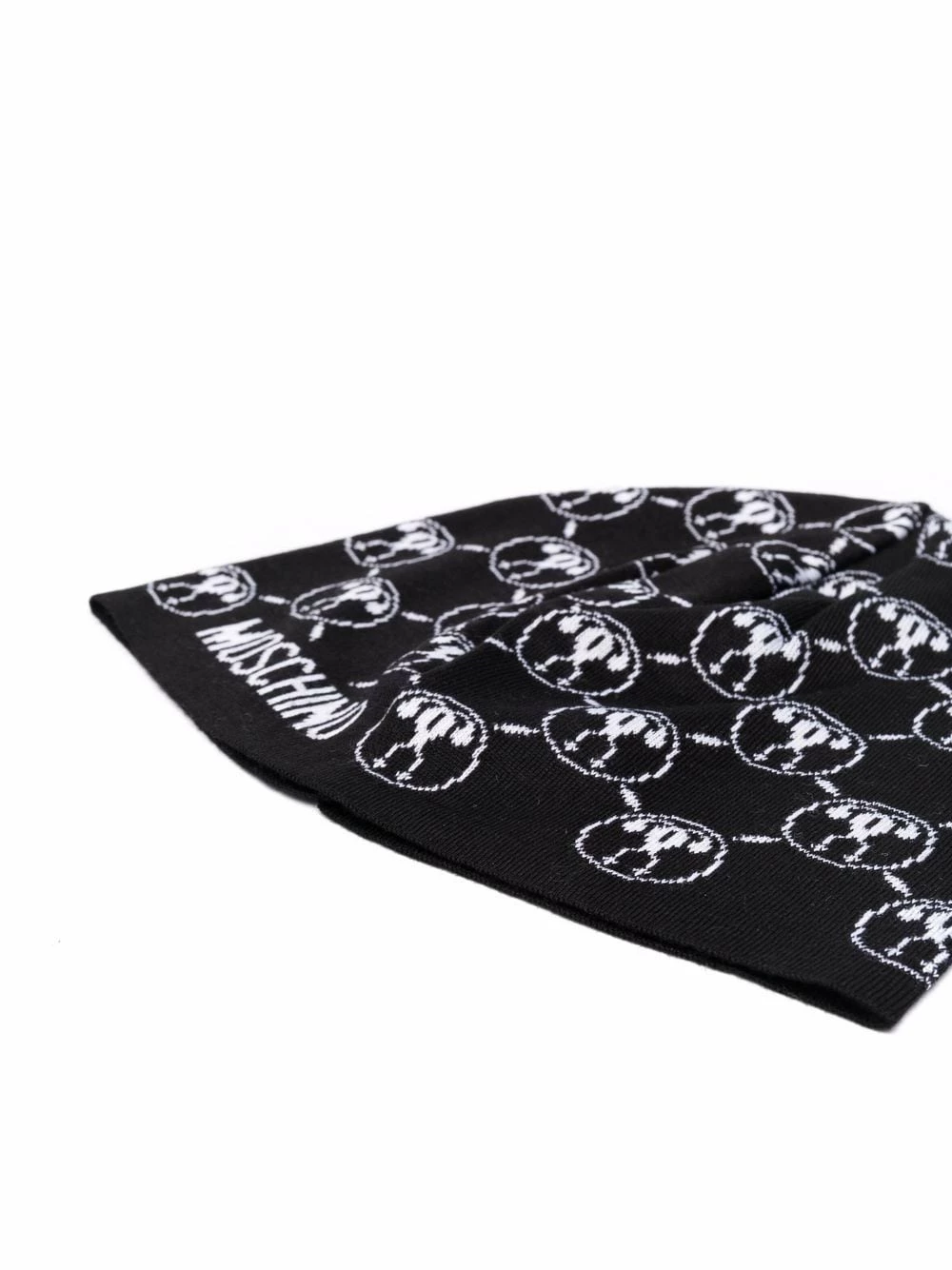 Buy โค๏ธ Moschino Graphic print knitted beanie ๐ฏ 4 Moschino graphic-print knitted beanie