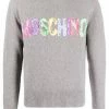 Moschino brush-stroke logo sweater