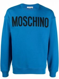 Moschino logo-print crewneck sweatshirt