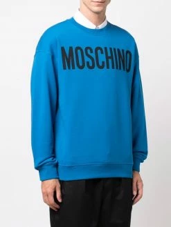 Moschino logo-print crewneck sweatshirt