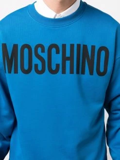 Moschino logo-print crewneck sweatshirt