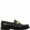 Cheap ๐ Moschino Logo plaque leather loafers ๐งจ 2 Moschino logo-plaque leather loafers
