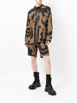 Moschino symbol print shirt