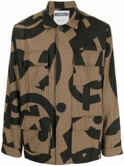 Moschino symbol print shirt