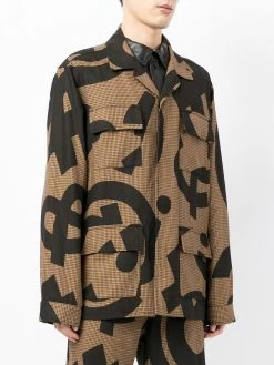 Moschino symbol print shirt