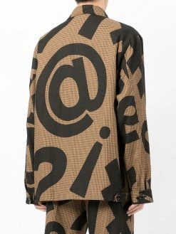 Moschino symbol print shirt