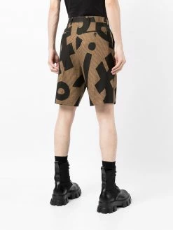 Moschino symbol print shorts