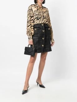 Moschino high-waisted tweed skirt
