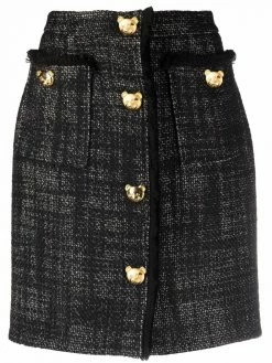 Moschino high-waisted tweed skirt