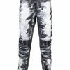 Moschino graphic-print skinny trousers