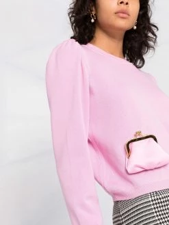 Moschino Archive purses knitted pullover