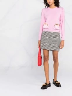 Moschino Archive purses knitted pullover