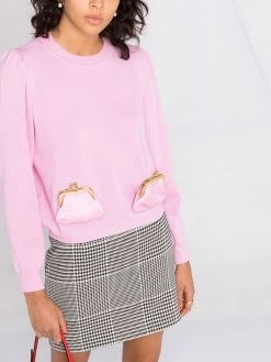 Moschino Archive purses knitted pullover