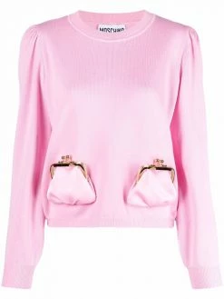 Moschino Archive purses knitted pullover