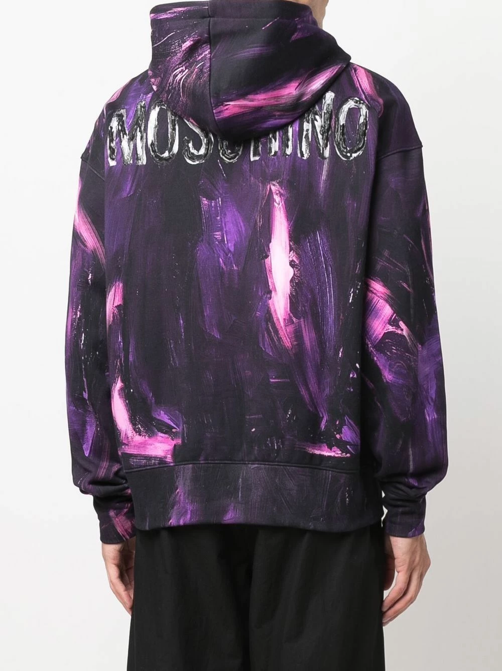 Budget ๐ Moschino Painted effect zipped hoodie ๐ 6 Moschino painted-effect zipped hoodie