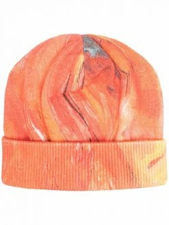 Moschino painted effect beanie