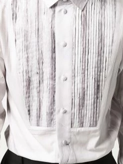 Moschino pleat-panel shirt