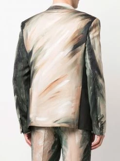 Moschino paintbrush single-breasted blazer
