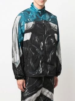 Moschino paint-stroke print jacket