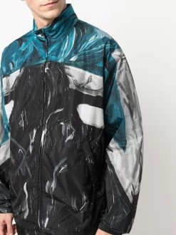 Moschino paint-stroke print jacket