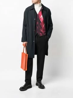 Moschino painterly-print wool waistcoat