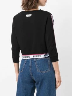 Moschino logo-trimmed sweatshirt