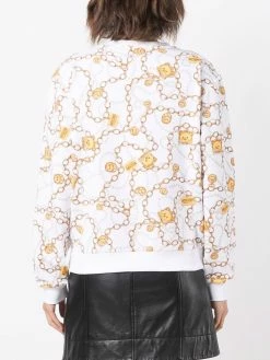 Moschino chain print sweatshirt