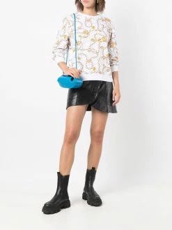 Moschino chain print sweatshirt