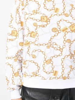 Moschino chain print sweatshirt