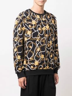 Moschino teddy bear print jumper