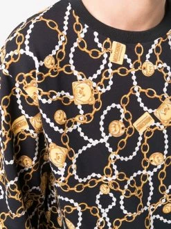 Moschino teddy bear print jumper
