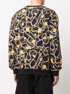 Moschino teddy bear print jumper