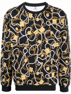 Moschino teddy bear print jumper