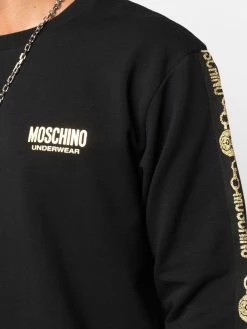 Moschino logo-tape detail jumper