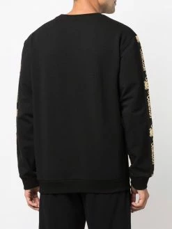 Moschino logo-tape detail jumper