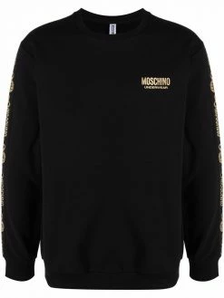 Moschino logo-tape detail jumper