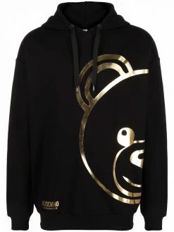 Moschino teddy bear print cotton jumper