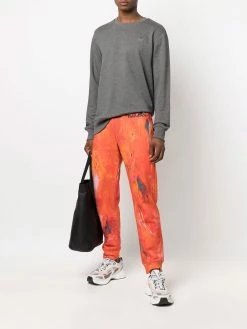 Moschino paint-effect joggers