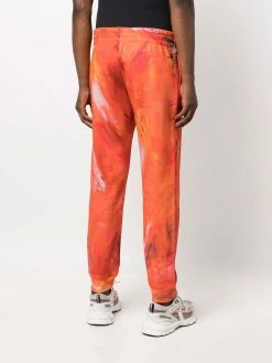 Moschino paint-effect joggers