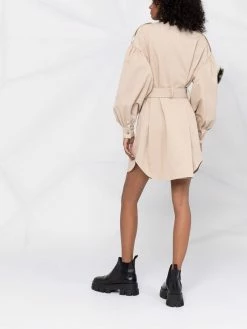 Moschino Safari gabardine shirt dress