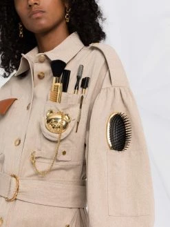 Moschino Safari gabardine shirt dress