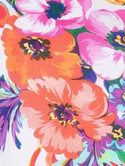 Moschino floral-print drawstring T-shirt