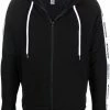 Moschino logo-tape zip-up hoodie