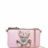 Moschino teddy bear-print clutch bag
