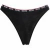 Moschino logo-waistband stretch thong