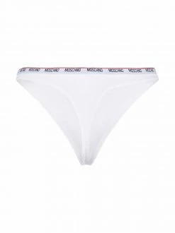 Moschino logo-waistband thong