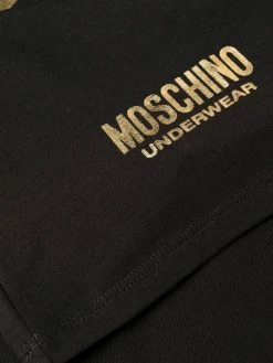 Moschino golden print longline T-shirt