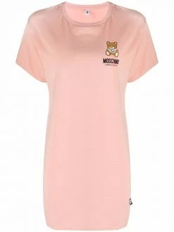 Moschino teddy print longline T-shirt